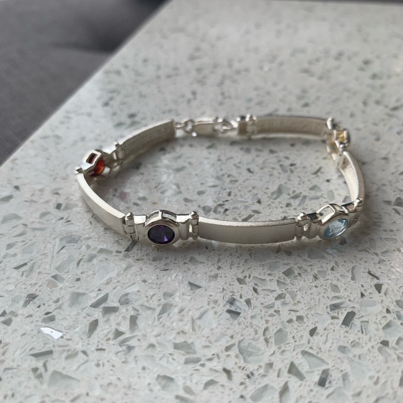 Multicoloured stone bracelet - Picture 3 of 3